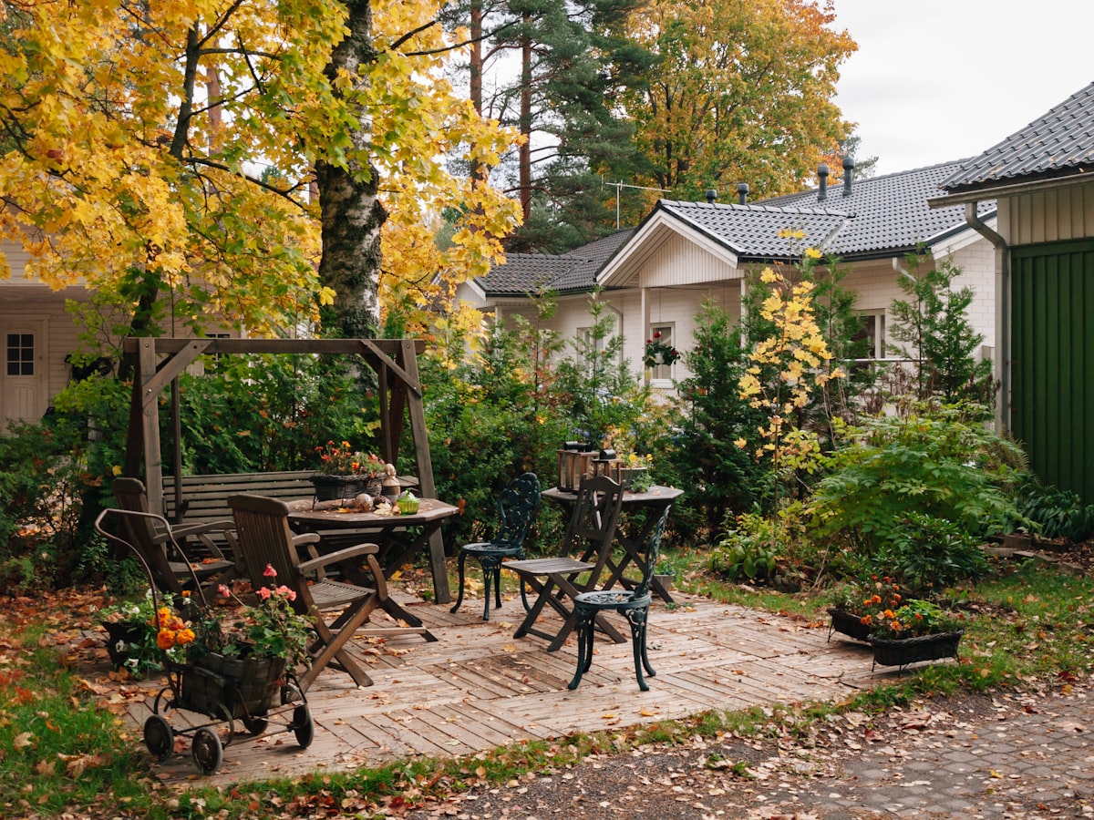 Landscaped backyard install